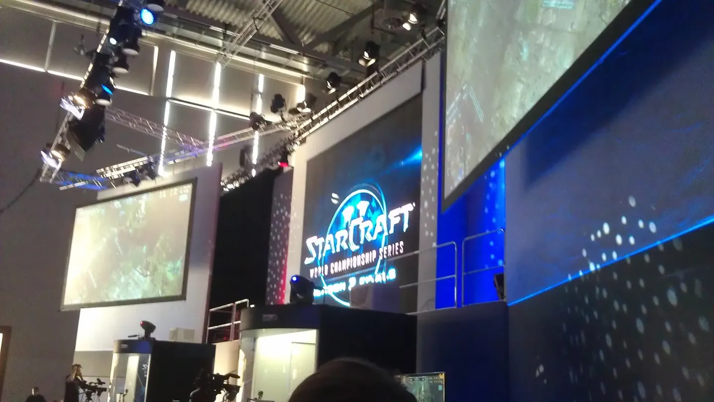 StarCraft II tournament in Hall 8