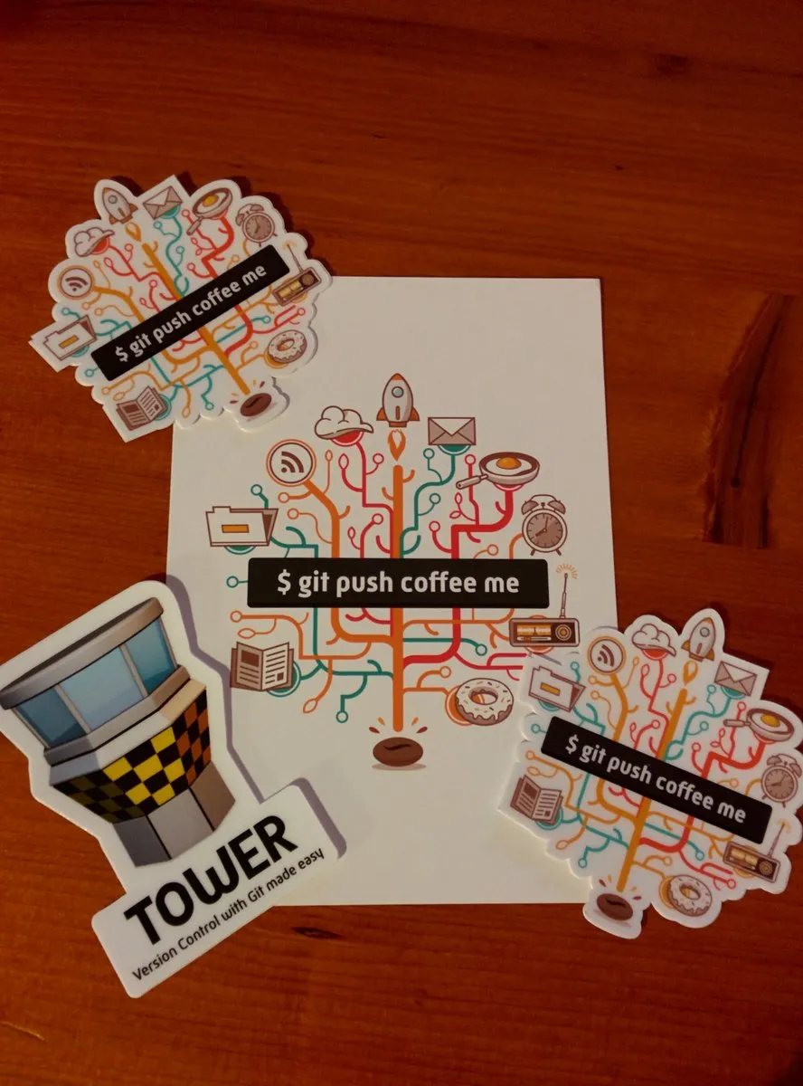 Tower Git client stickers