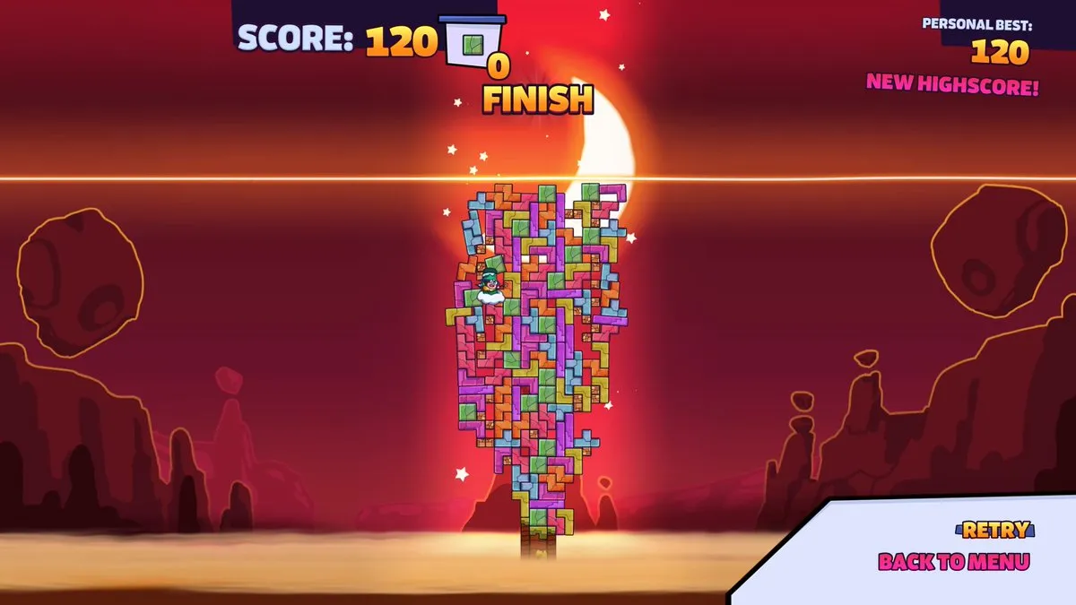 Tricky Towers highscore trophy