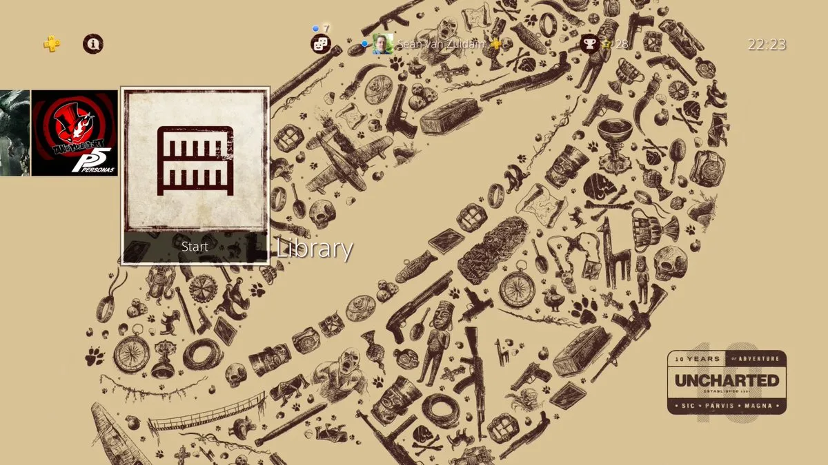 Uncharted 10th anniversary theme
