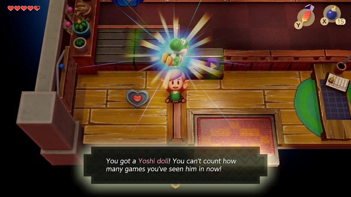 Yoshi in Link's Awakening