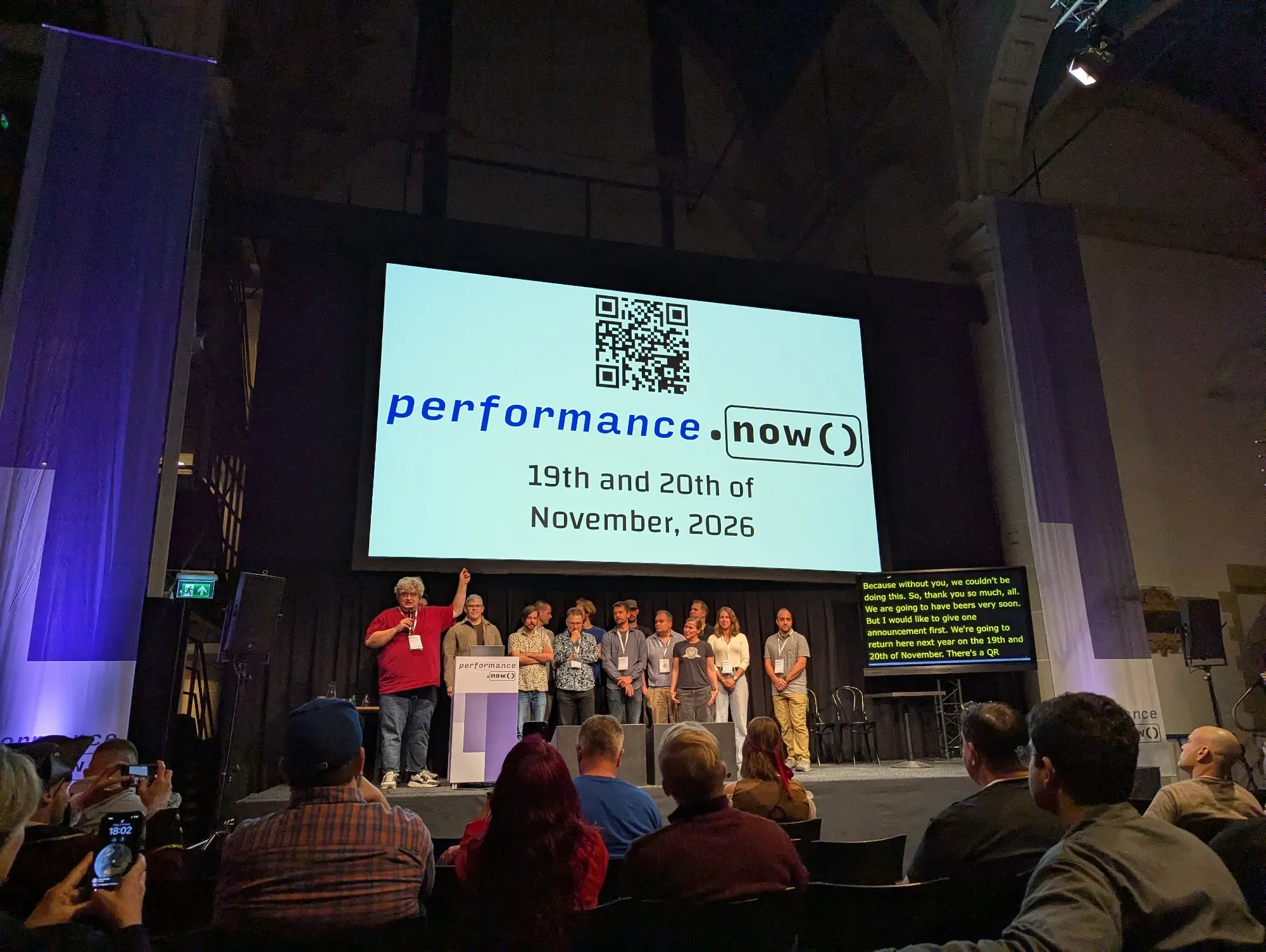 Performance now speakers of 2025