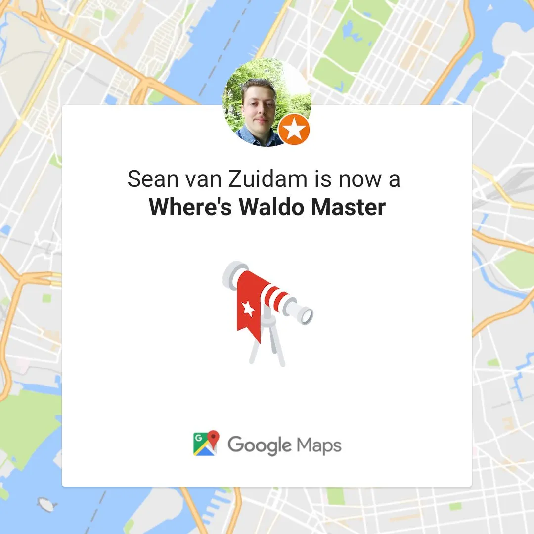 Where's Waldo Master on Google Maps