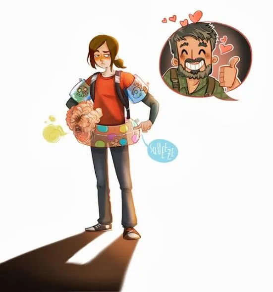 The Last of Us fan art of Ellie by Sara Muri