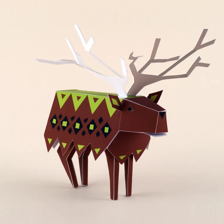 StraySheep Elk character art