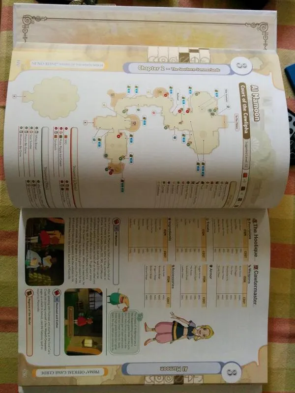 Ni No Kuni guide and art book