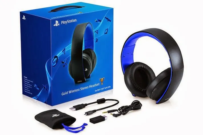 PlayStation Gold Wireless Headset — upcoming PS4 edition