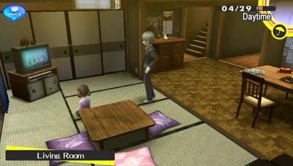Power Rangers on TV in Persona 4 Golden