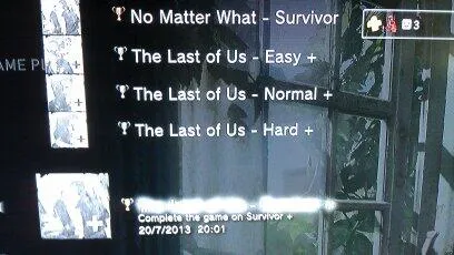 The Last of Us Survivor+ completion