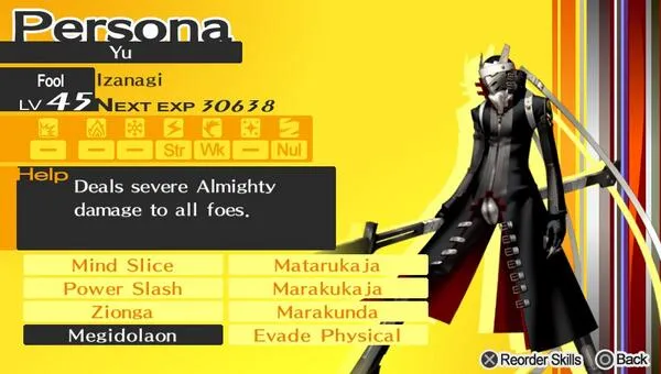 Izanagi in Persona 4 Golden