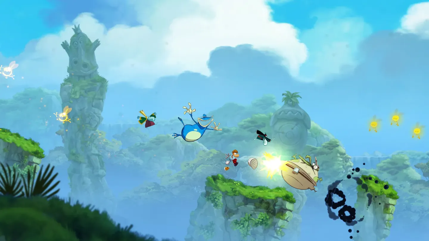 Rayman Origins level art