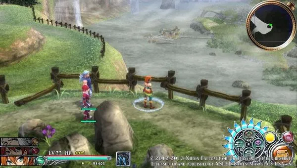 Ys: Memories of Celceta town below