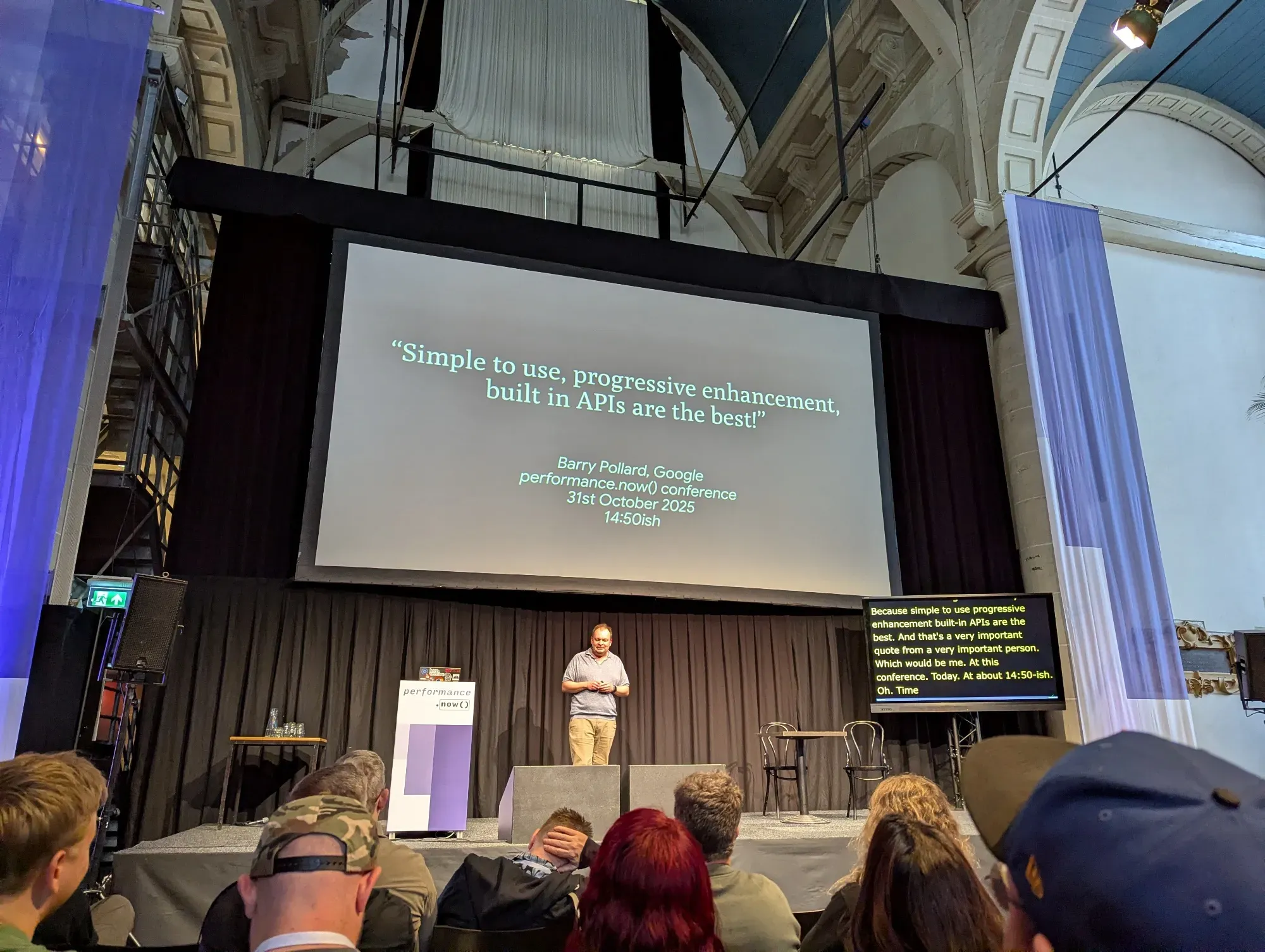 Quote from Barry Pollard "Simple to use, progressive enhancement, built in APIs are the best"