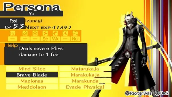 Izanagi in Persona 4 Golden